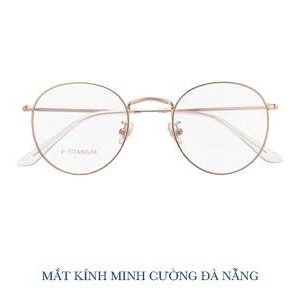 Gọng kính tròn kim loại nam nữ phong cách Vintage siêu bền