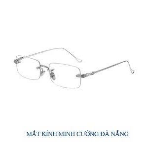 Gọng kính kim loại vuông siêu bền chính hãng